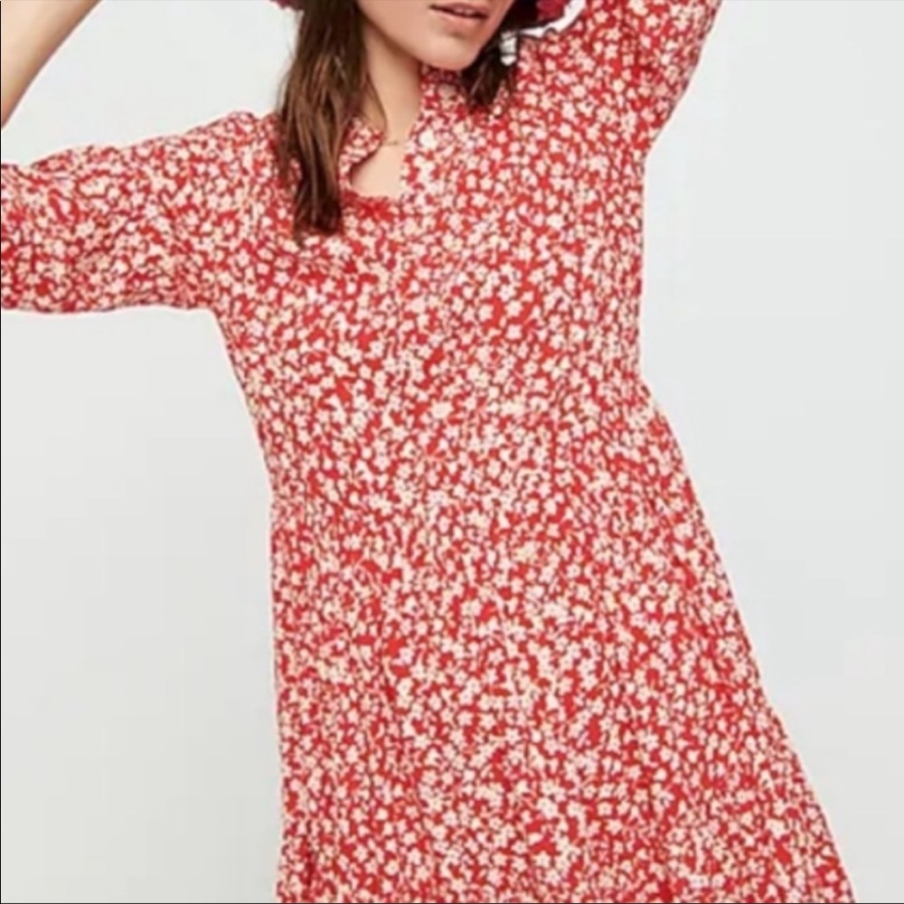 J Crew shirt dress in tossed bouquet NWT - Picture 3 of 9